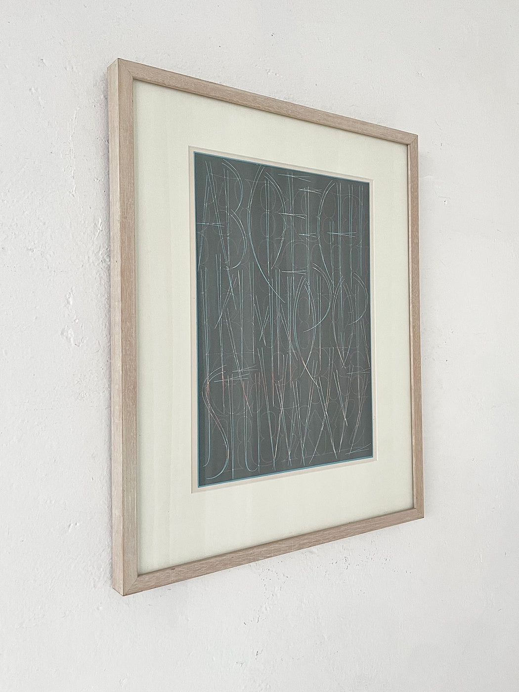 Original Typographic Lithograph