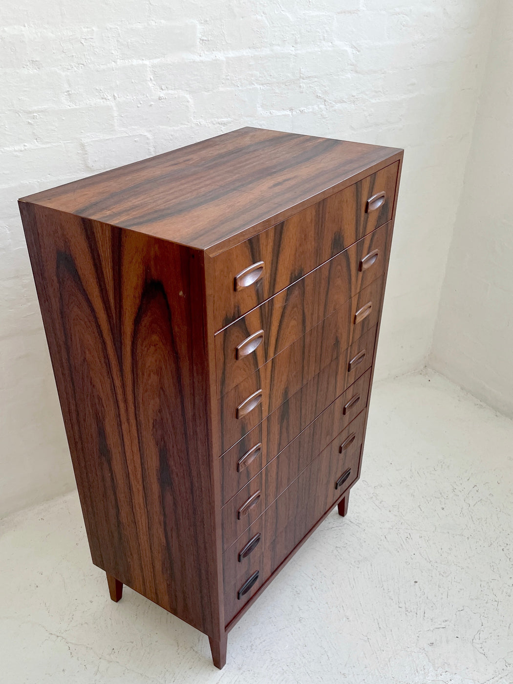 Large Danish Rosewood Chest of Drawers