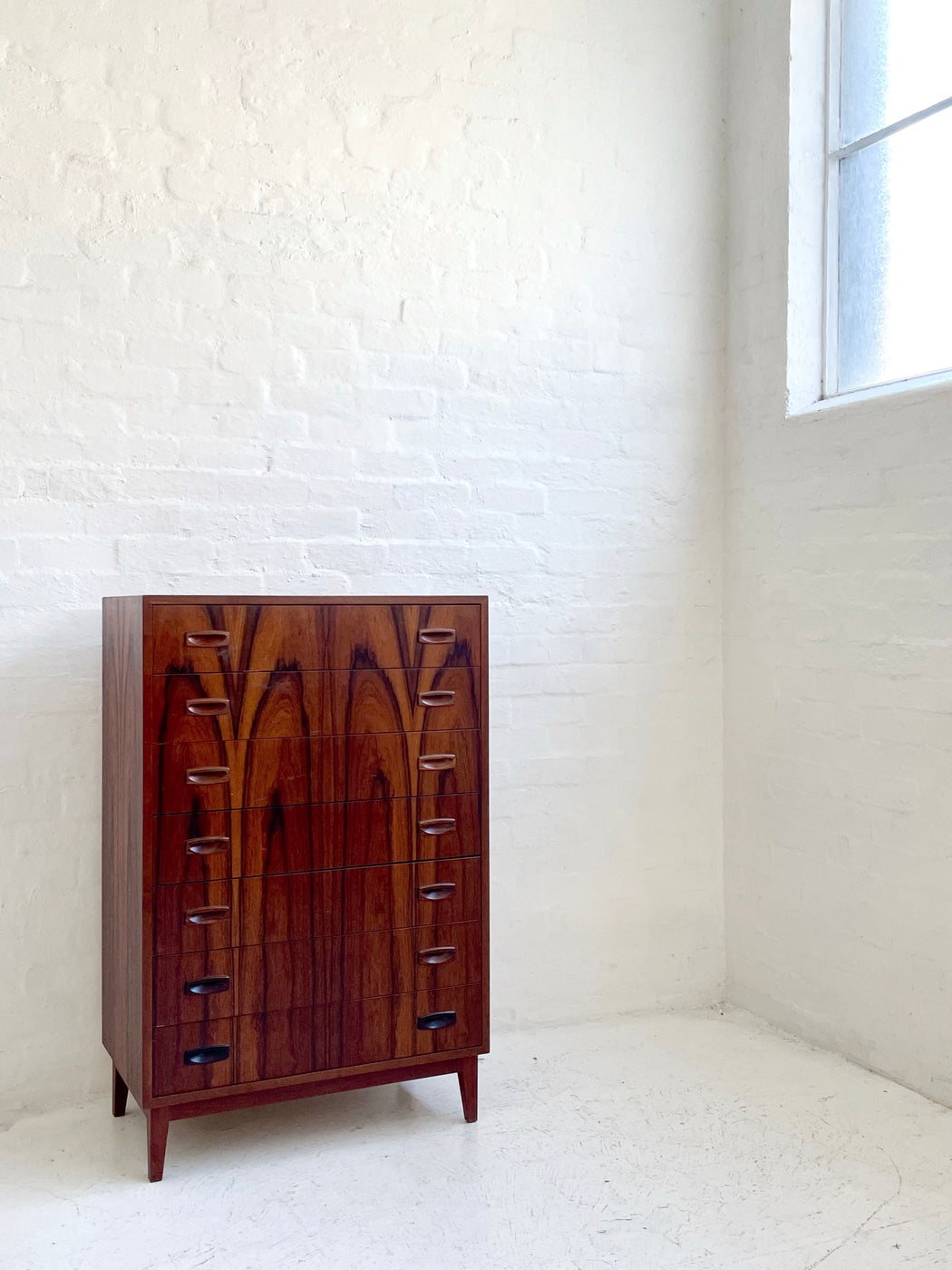 Large Danish Rosewood Chest of Drawers