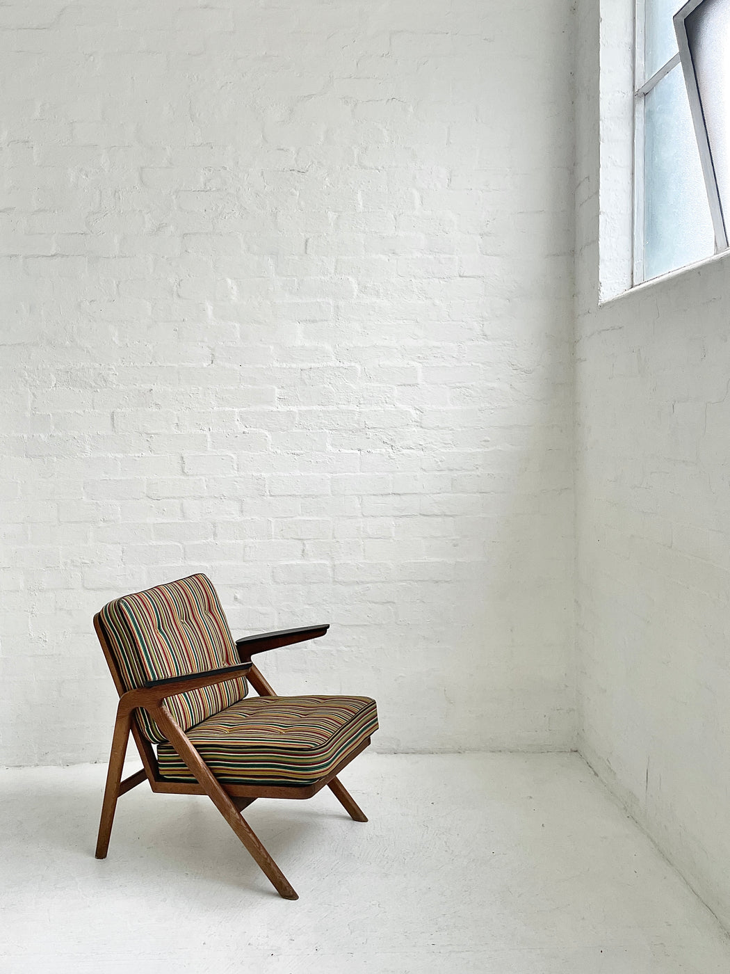 Danish 1950s Oak Easy Chair
