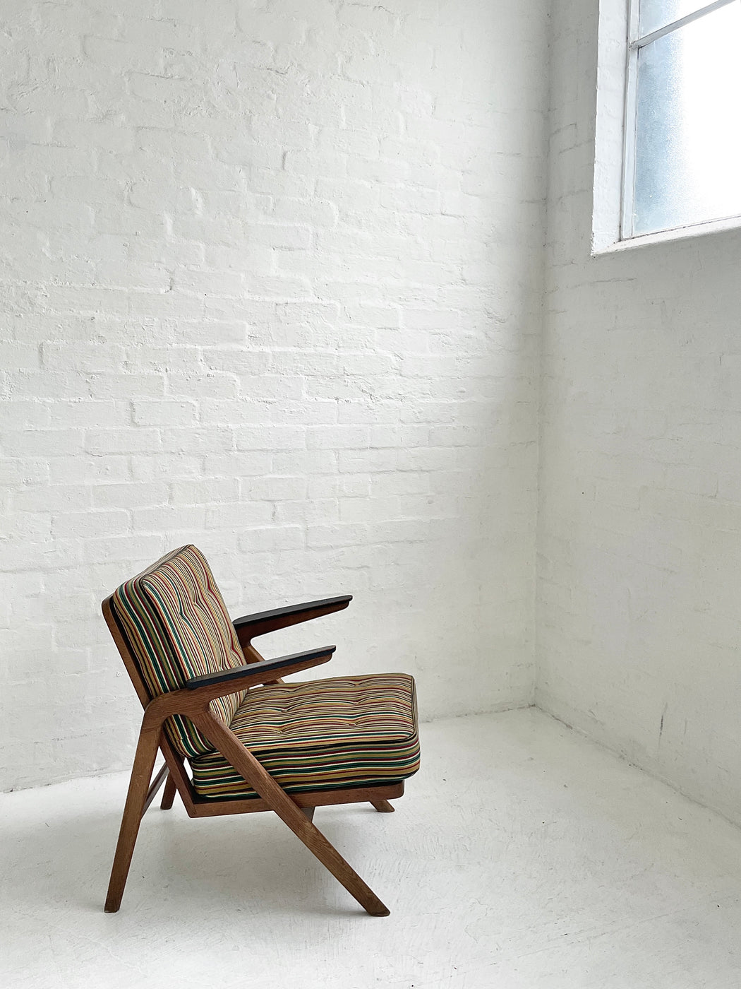 Danish 1950s Oak Easy Chair