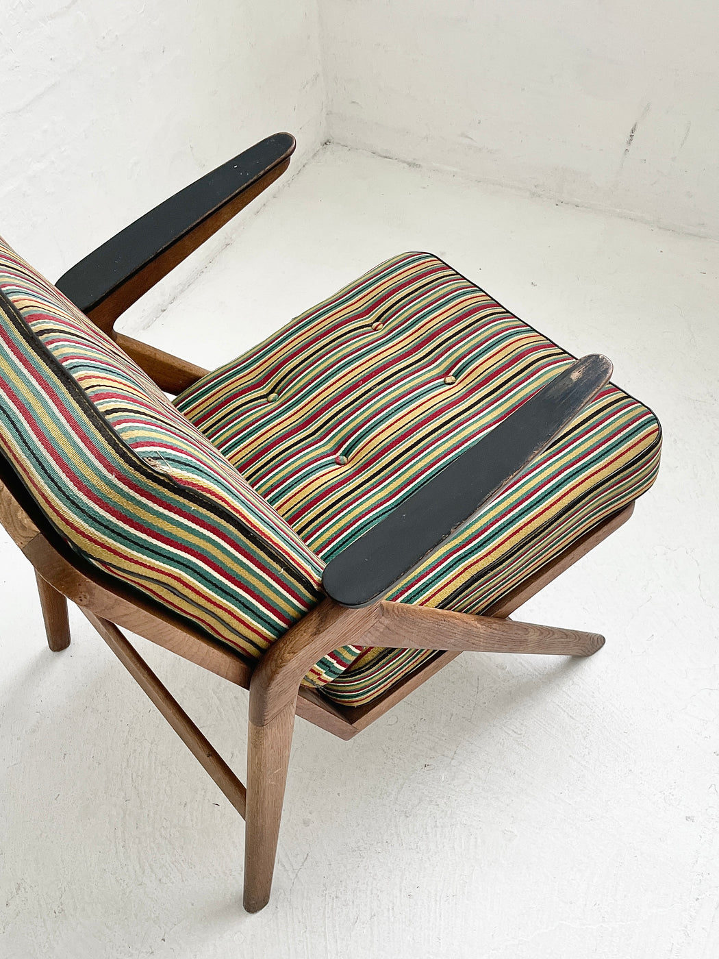 Danish 1950s Oak Easy Chair