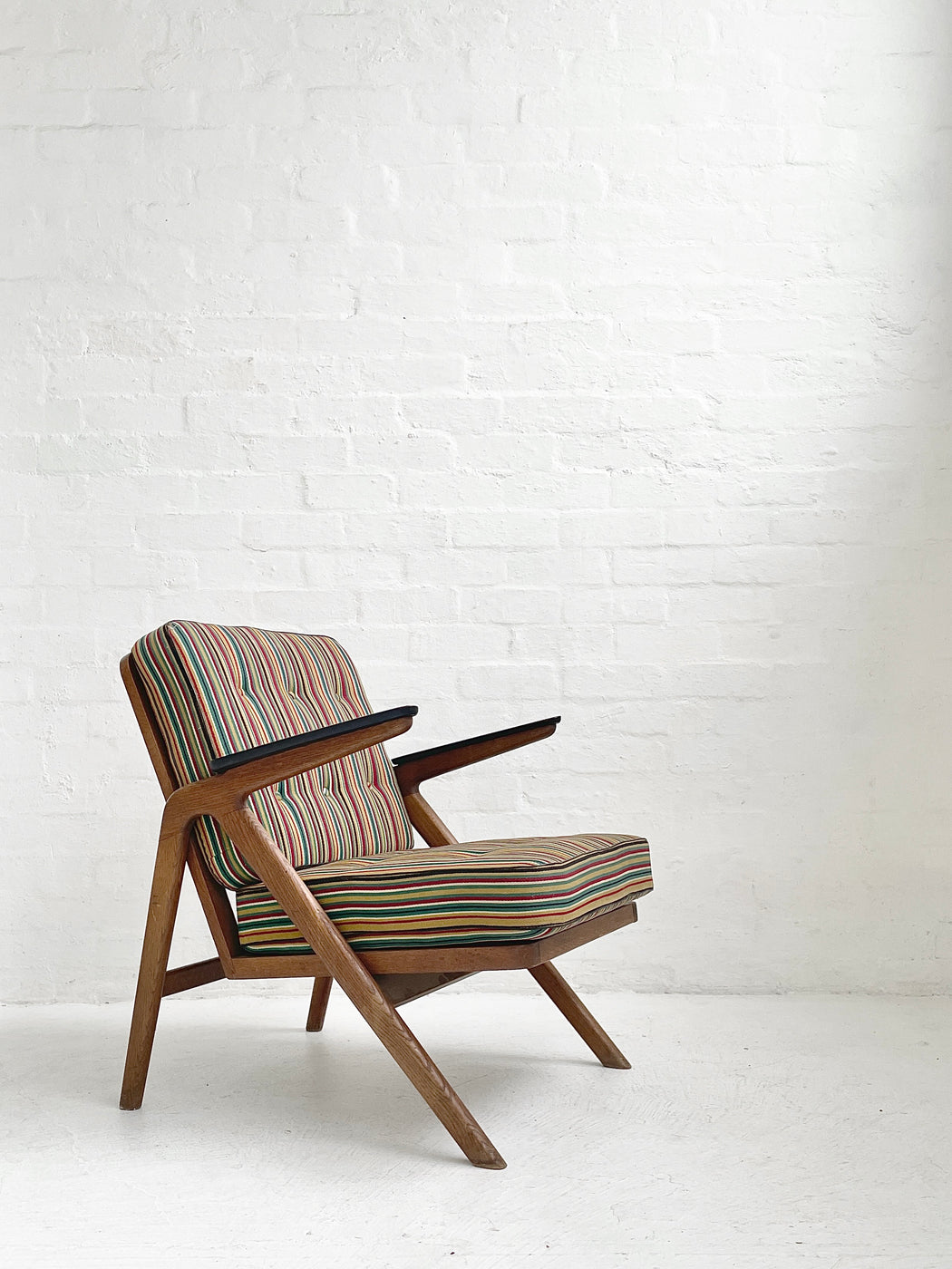 Danish 1950s Oak Easy Chair