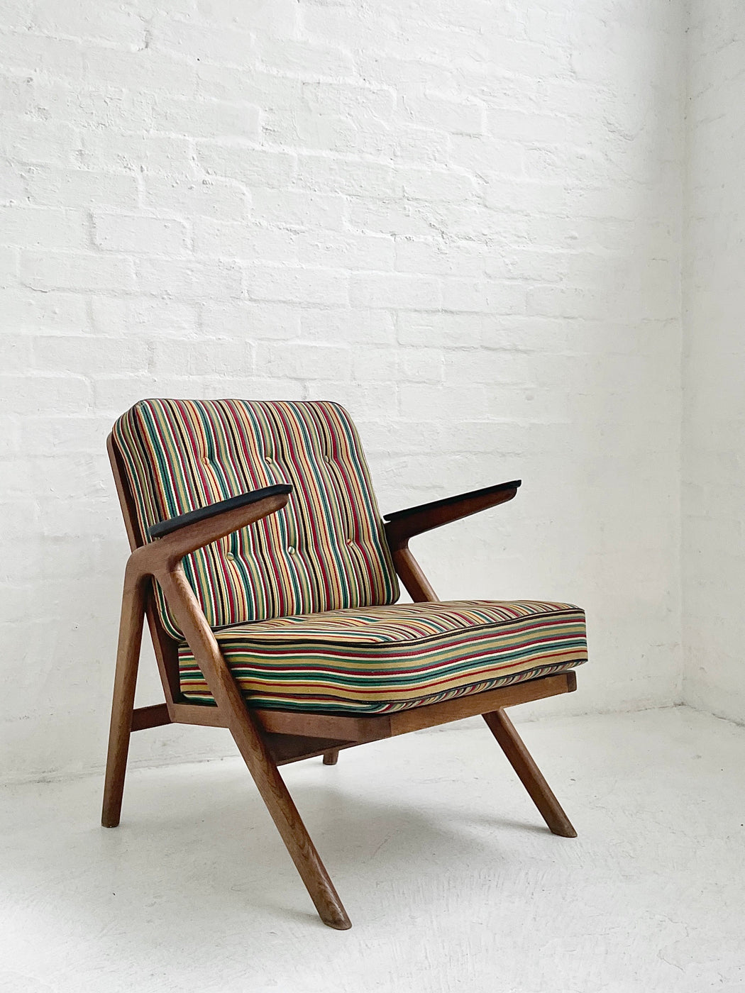 Danish 1950s Oak Easy Chair