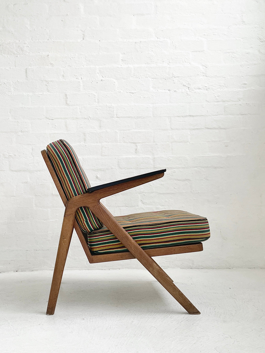 Danish 1950s Oak Easy Chair