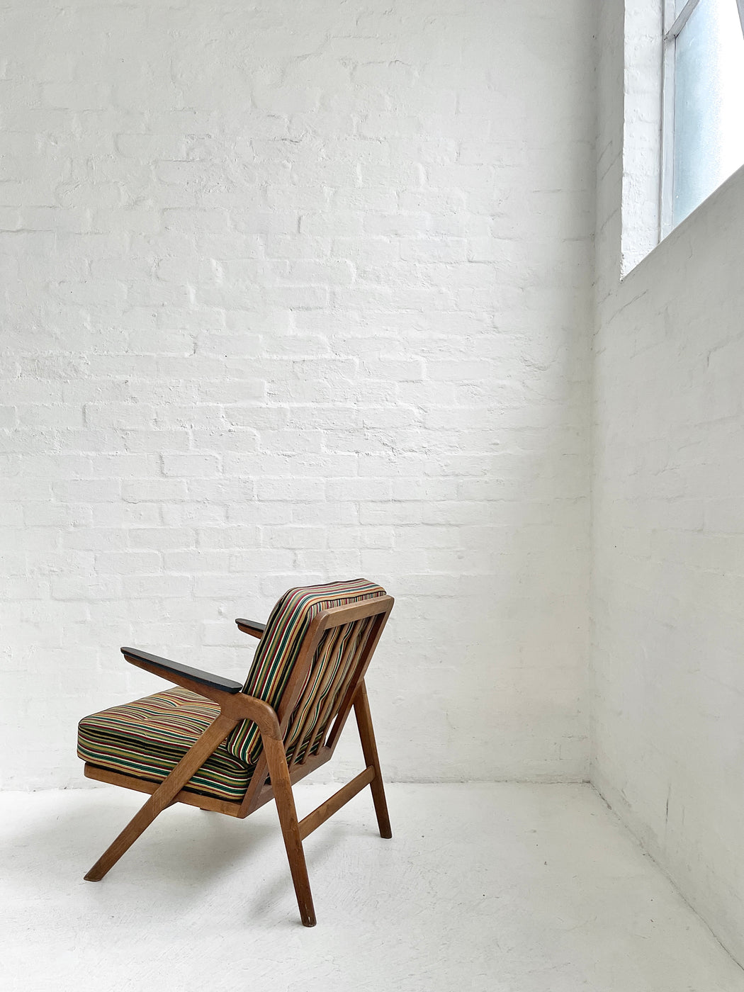 Danish 1950s Oak Easy Chair