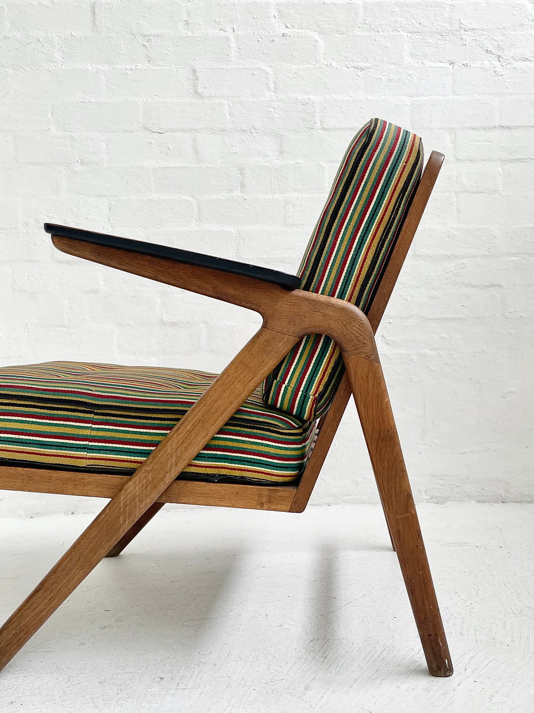 Danish 1950s Oak Easy Chair