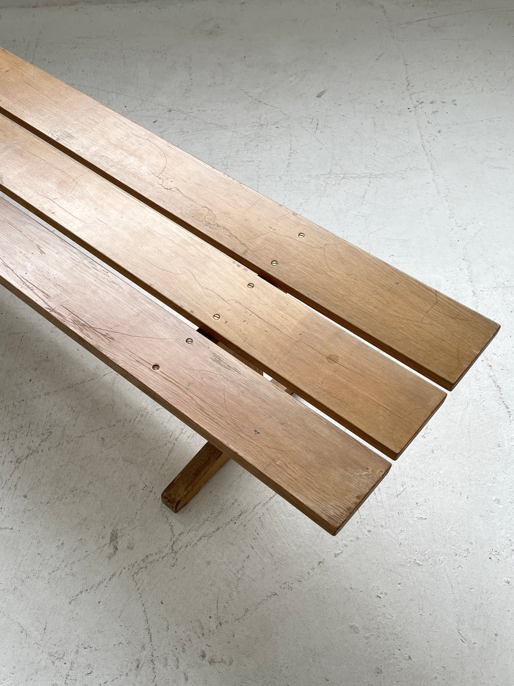 Oak 'Shaker' Bench Seat