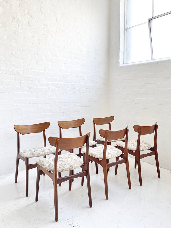 Set of Six Schionning & Elgaard Dining Chairs