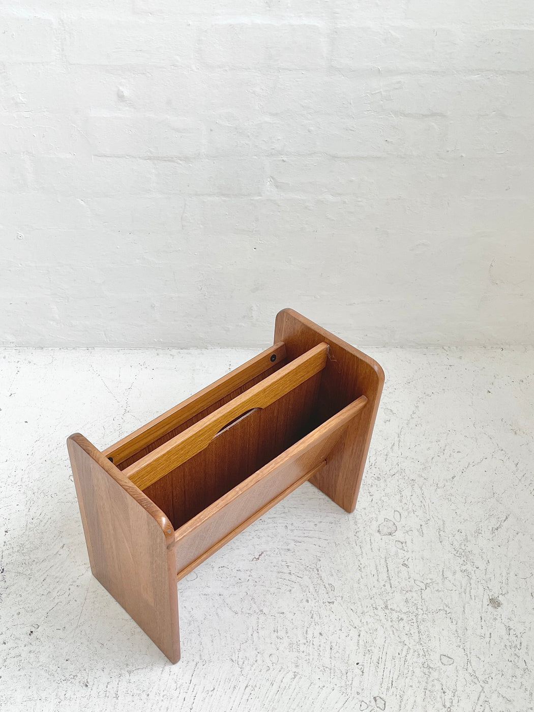 Danish Teak Magazine Holder