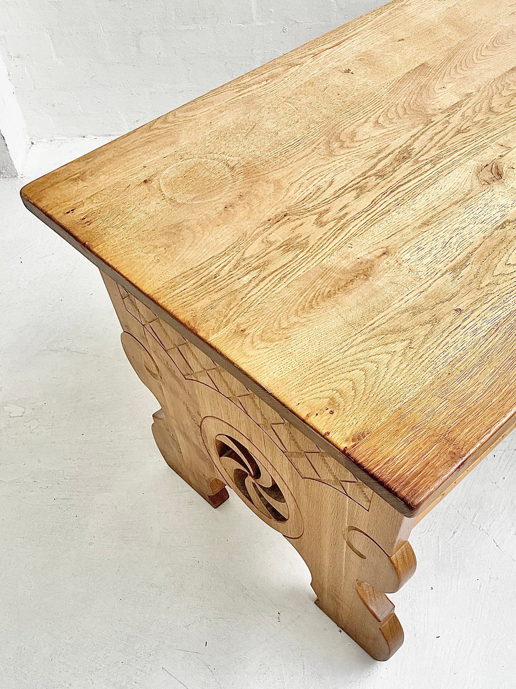 Antique European Oak Desk