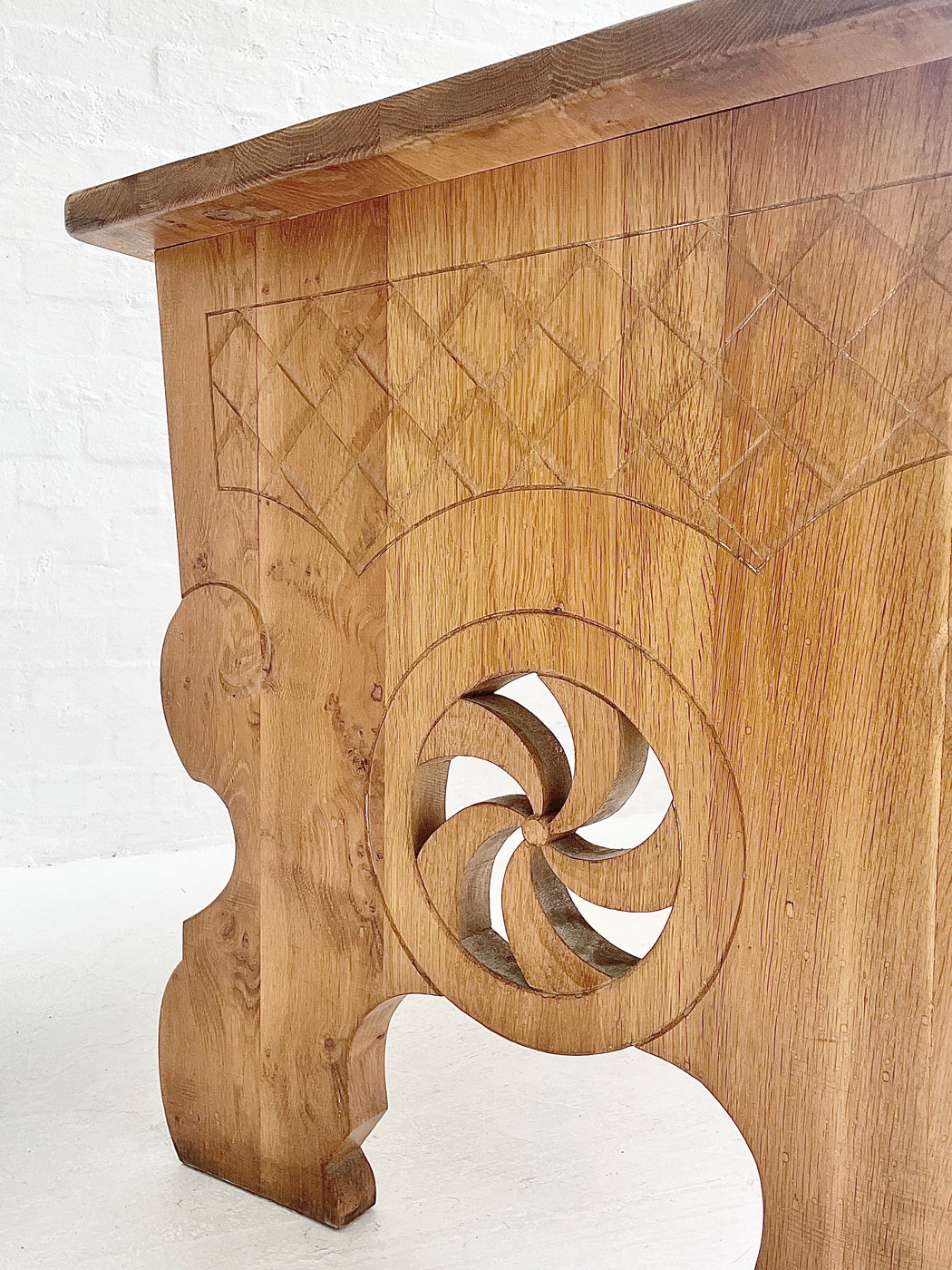 Antique European Oak Desk