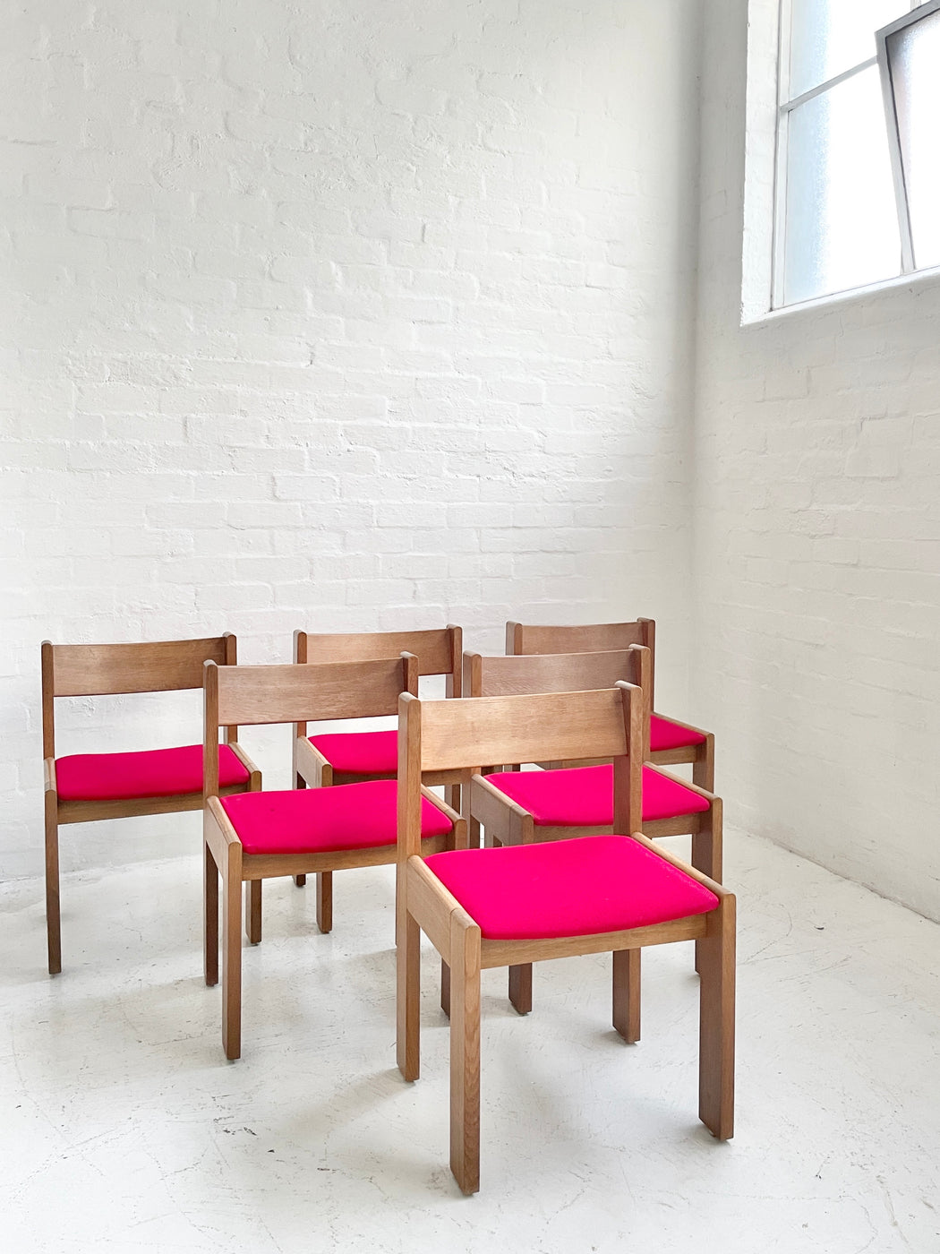 Set of Danish Oak Dining Chairs
