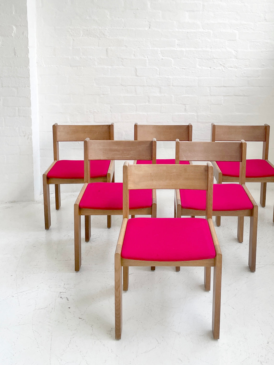 Set of Danish Oak Dining Chairs