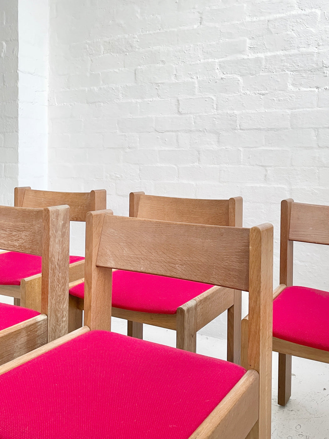 Set of Danish Oak Dining Chairs