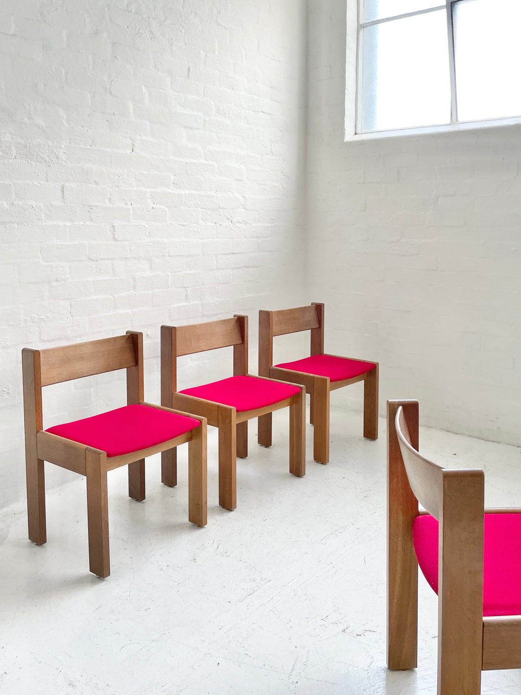 Set of Danish Oak Dining Chairs