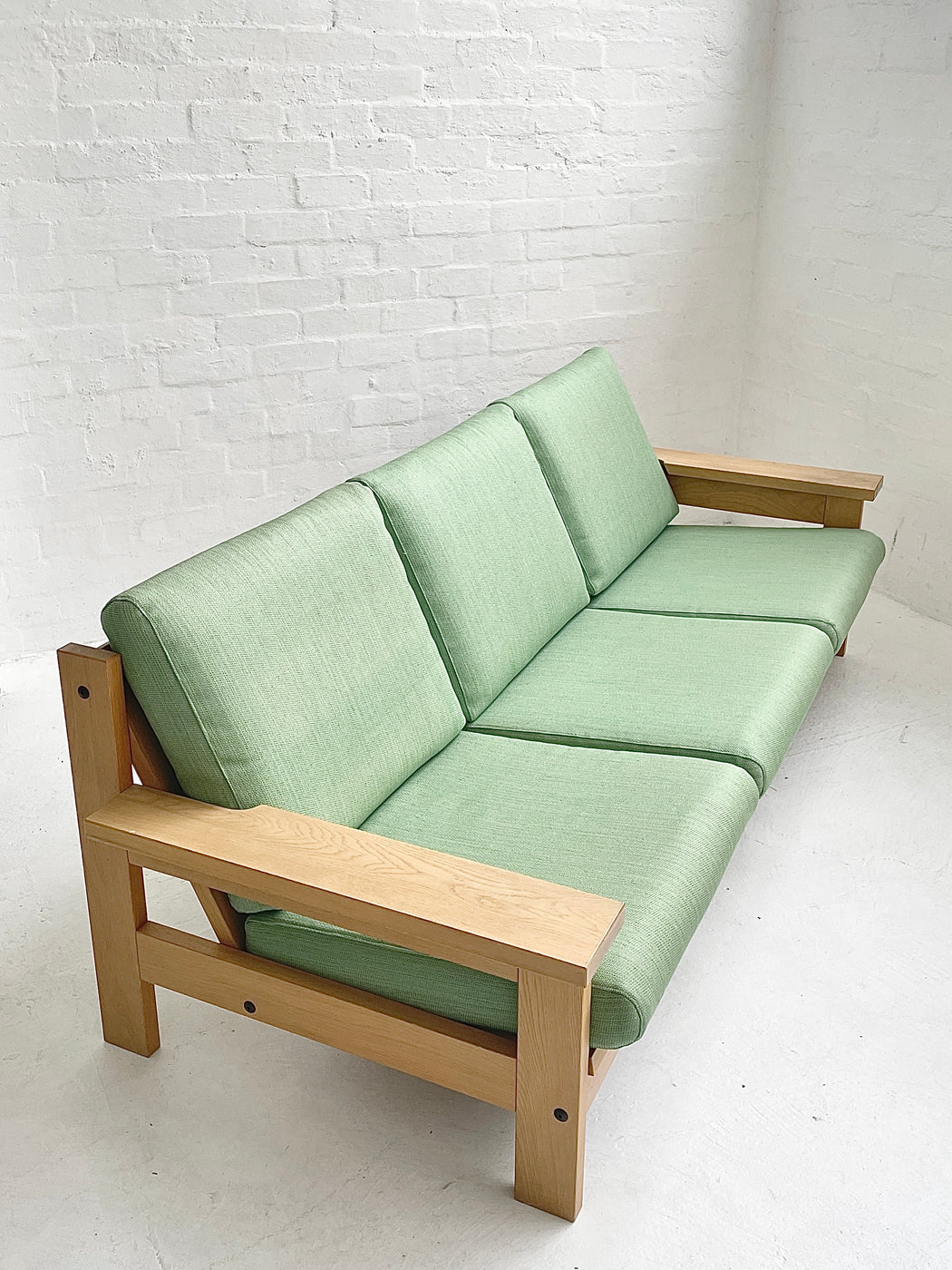 Danish Oak 'Plank' Sofa