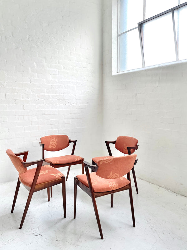 Kai Kristiansen 'Model #42' Rosewood Chairs