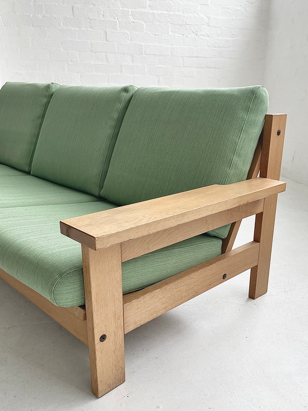 Danish Oak 'Plank' Sofa