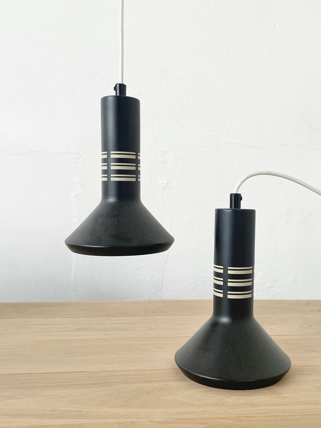 Pair of Vintage Danish Pendant Lights