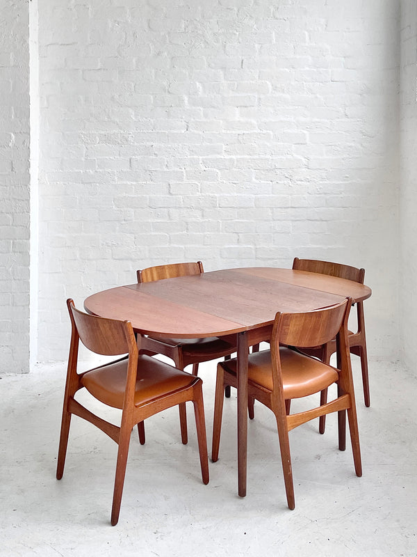 Danish Teak Drop-leaf Extension Table
