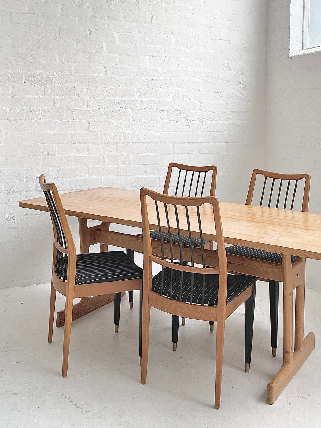 Danish Solid Oregon 'Shaker' Table