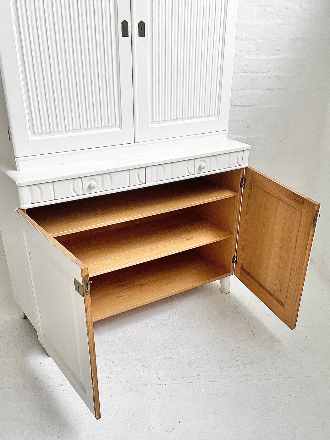 Carl Malmsten 'Calmare Key' Oak Armoire