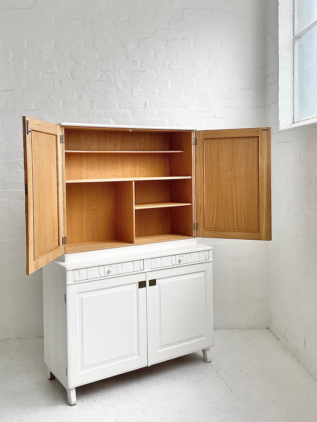 Carl Malmsten 'Calmare Key' Oak Armoire
