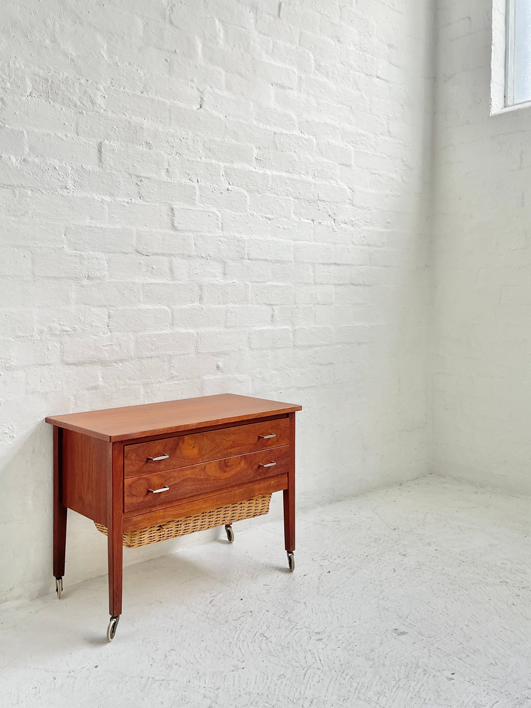 Danish Teak Sewing Tidy