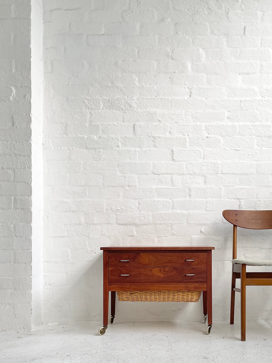 Danish Teak Sewing Tidy