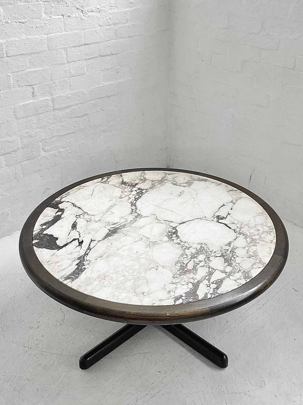 Vintage Danish Marble Coffee Table