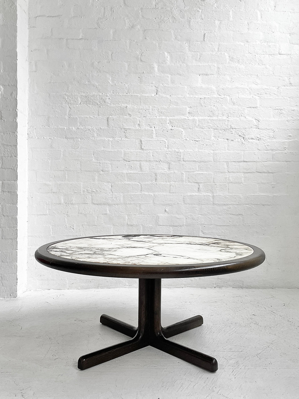 Vintage Danish Marble Coffee Table