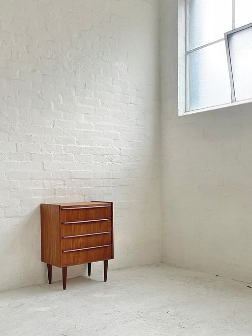 Small Danish Teak Chest of Drawers