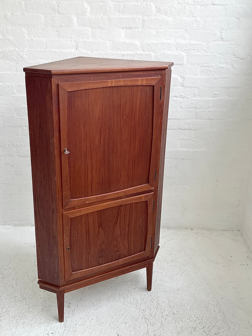 Danish Teak Corner Cabinet