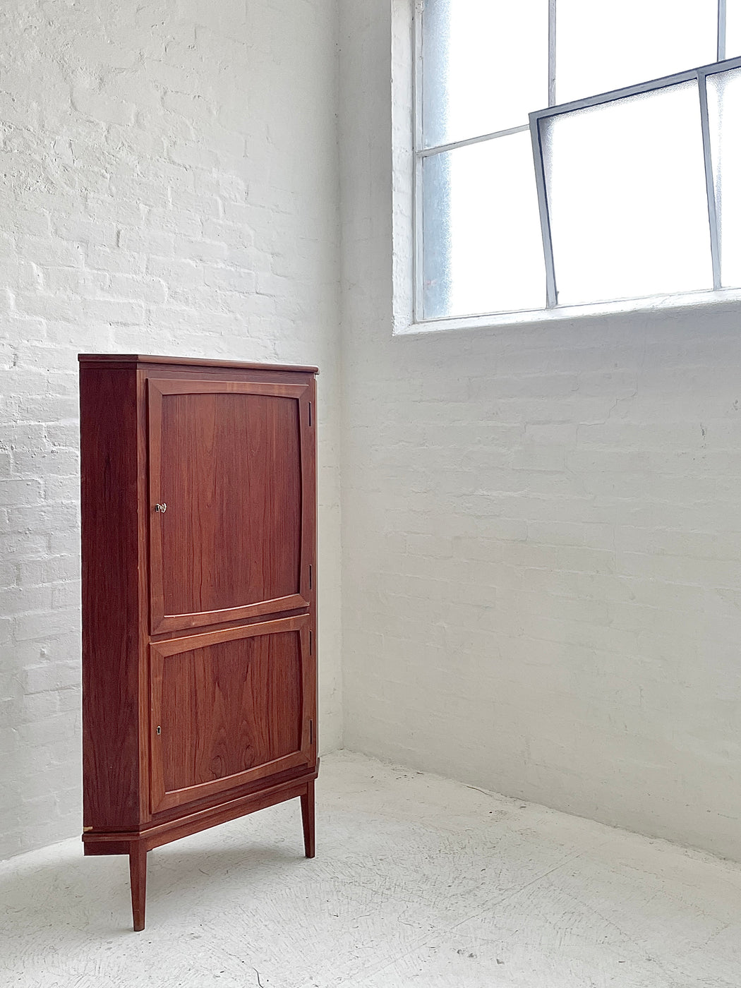 Danish Teak Corner Cabinet