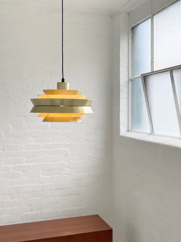 Danish Brass Pendant Light