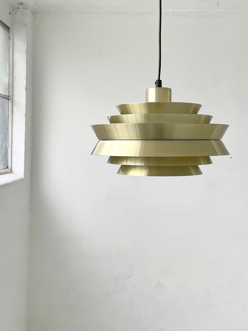 Danish Brass Pendant Light