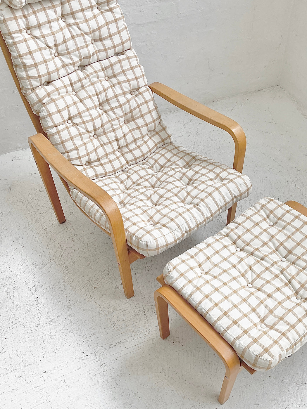 Alf Svennson Easy Chair & Footstool