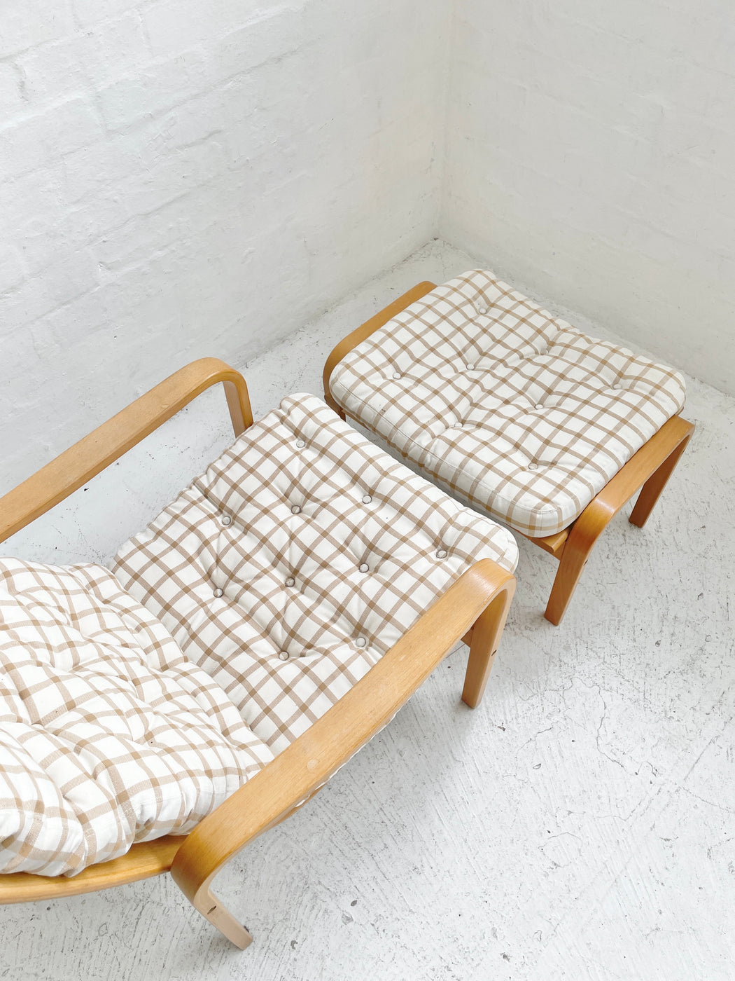 Alf Svennson Easy Chair & Footstool