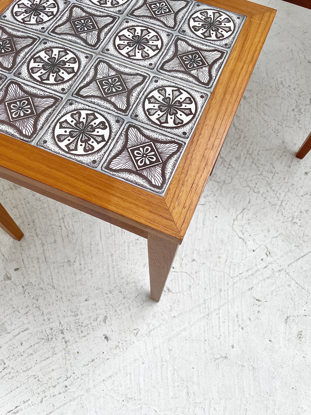 Danish Tile-topped Nesting Tables