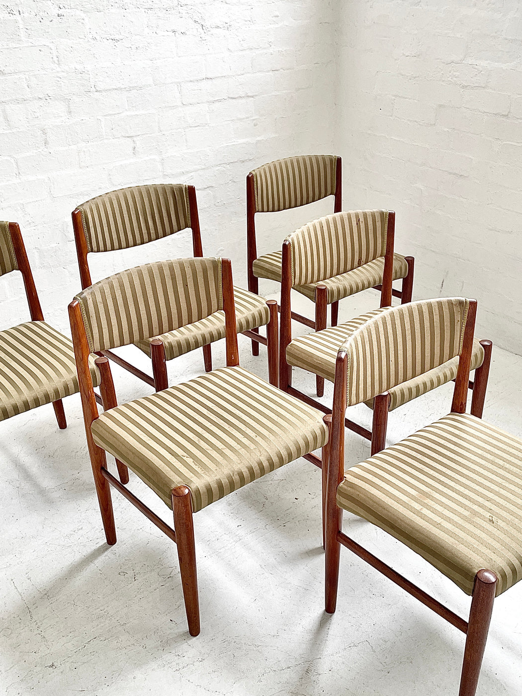Set of Six Danish Teak Dining Chairs