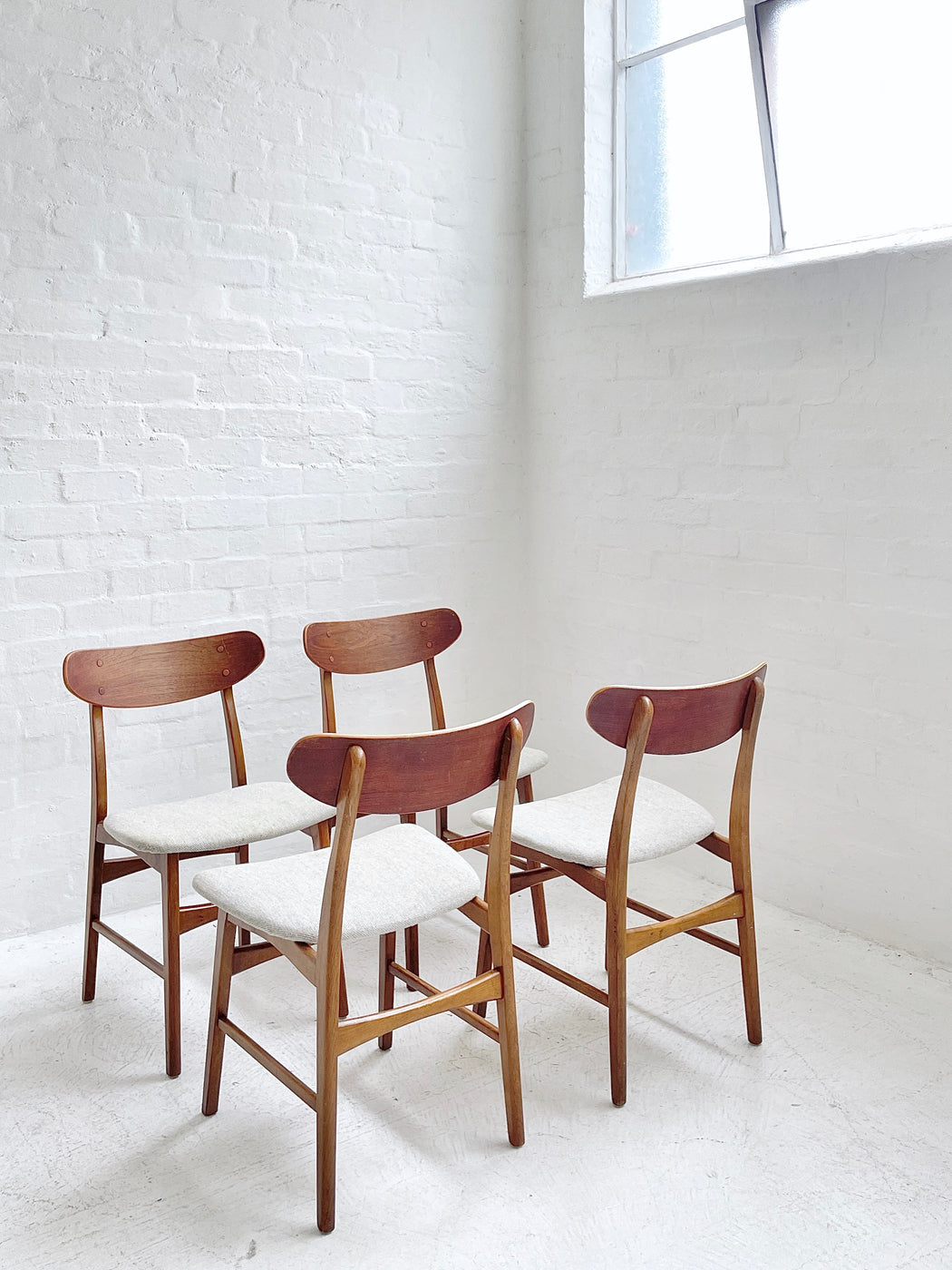 Set of 4 Danish Dining Chairs