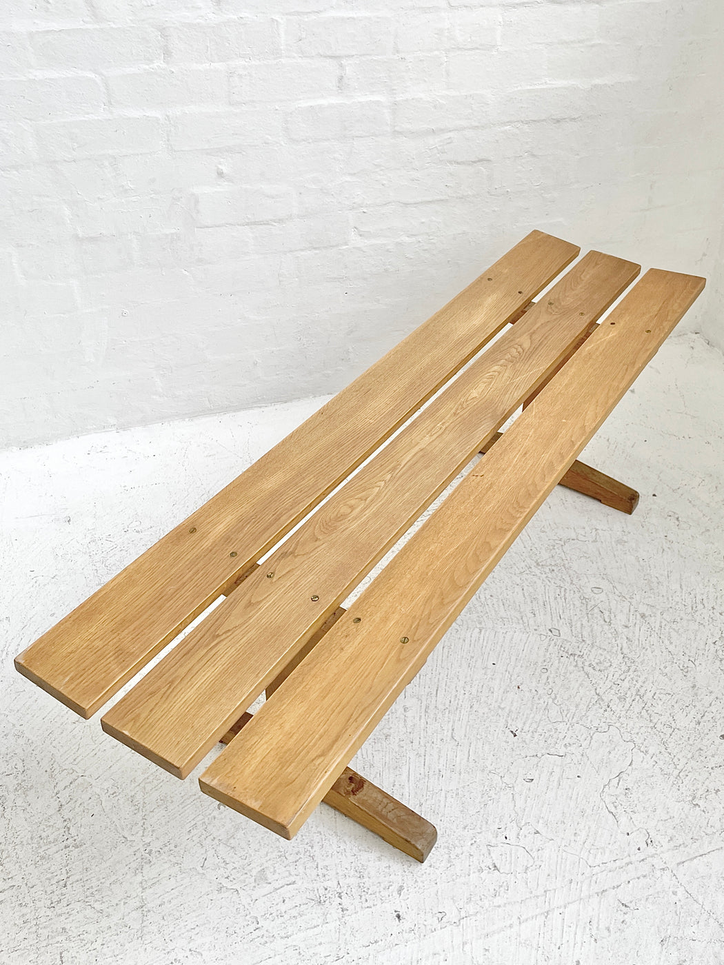 Oak 'Shaker' Bench Seat