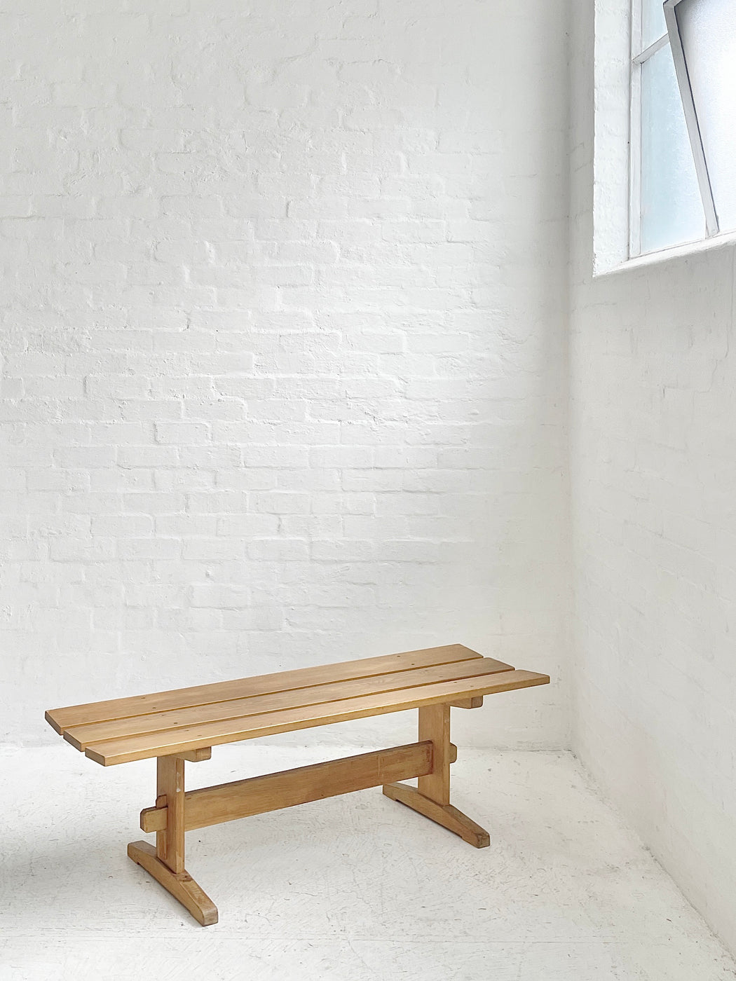 Oak 'Shaker' Bench Seat