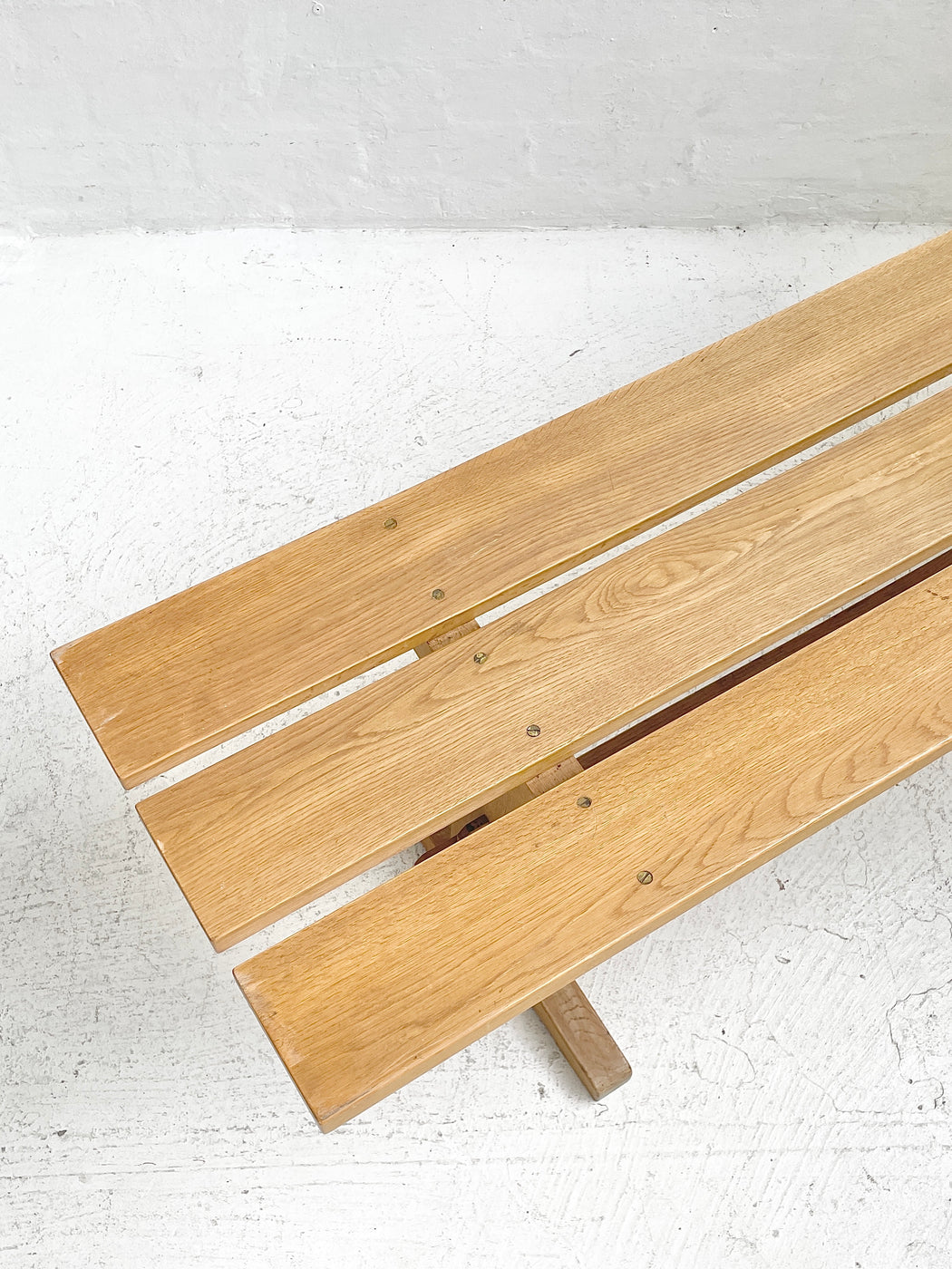 Oak 'Shaker' Bench Seat