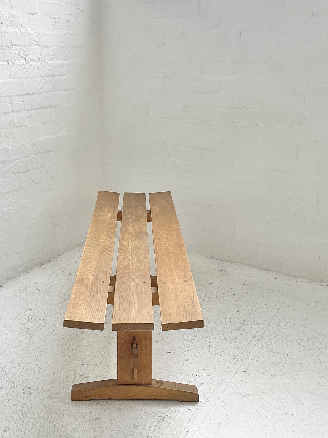 Oak 'Shaker' Bench Seat