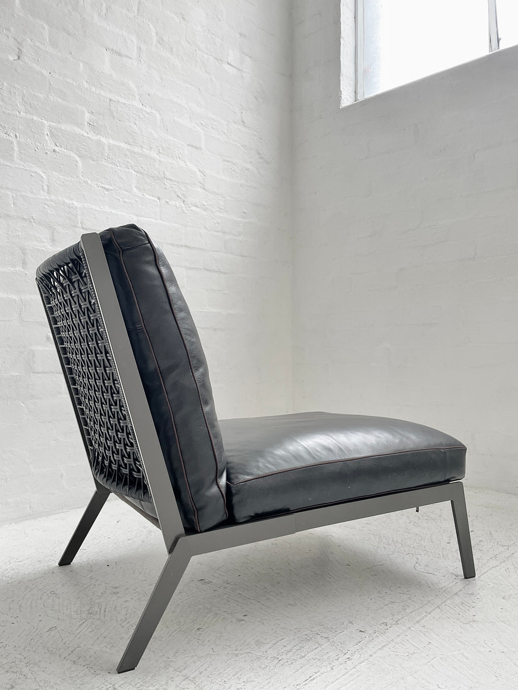 Arc Leather Lounge Chair by Camerich