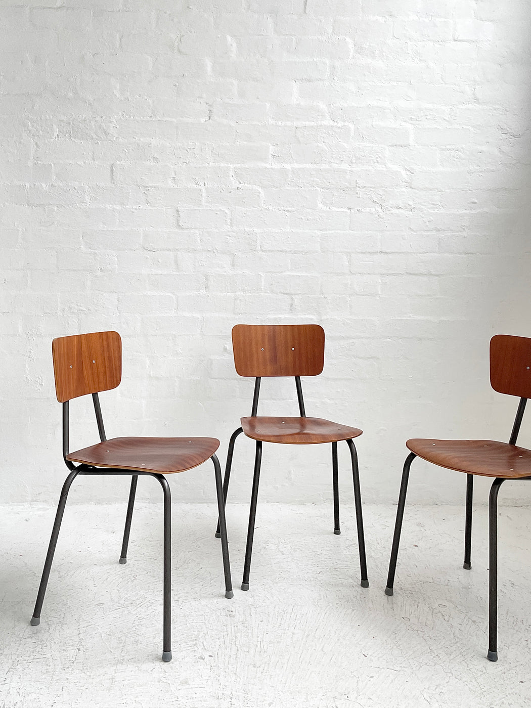 Set of 6 Danish Stacking Chairs