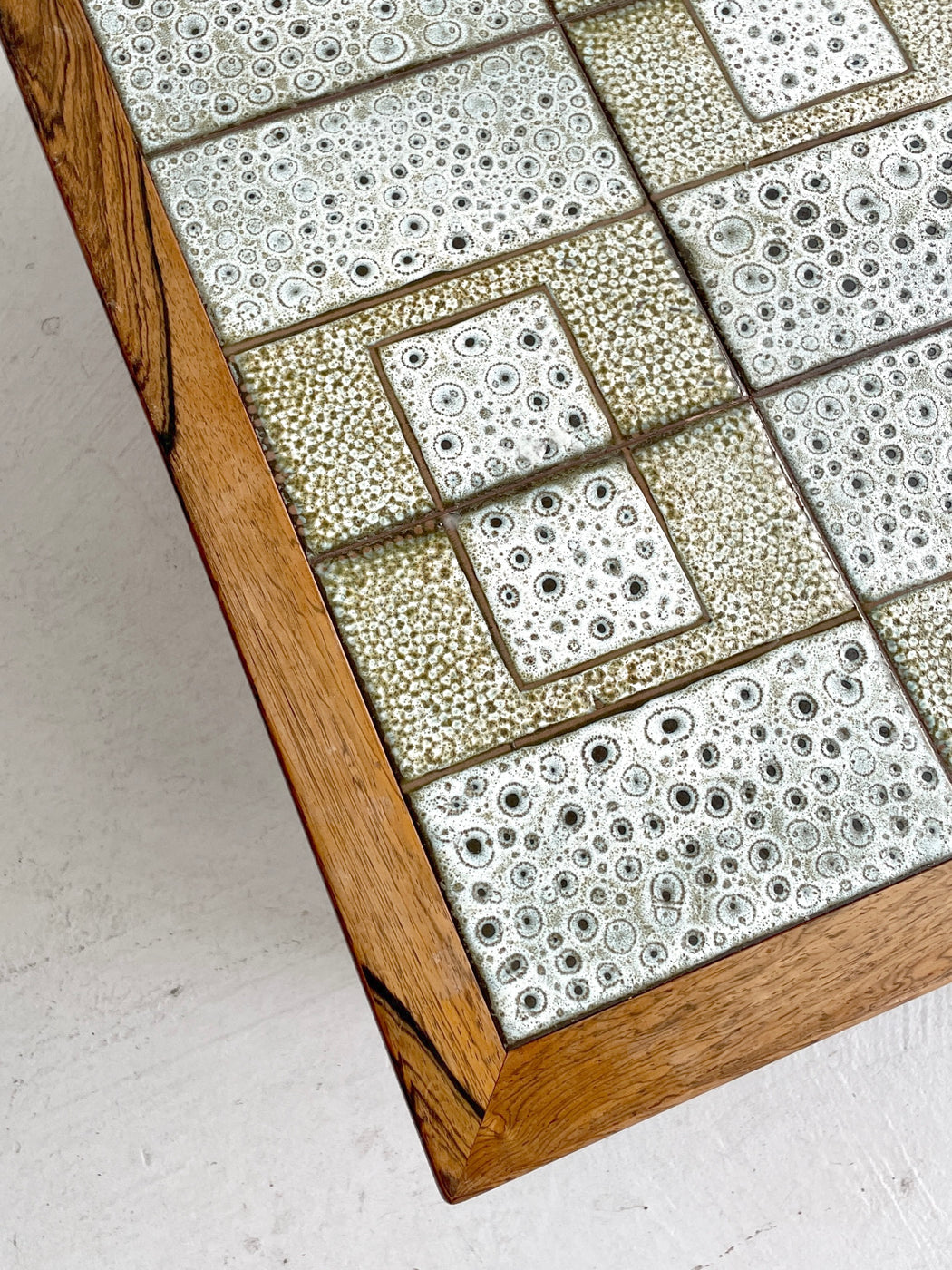 Danish Tile-topped Rosewood Coffee Table