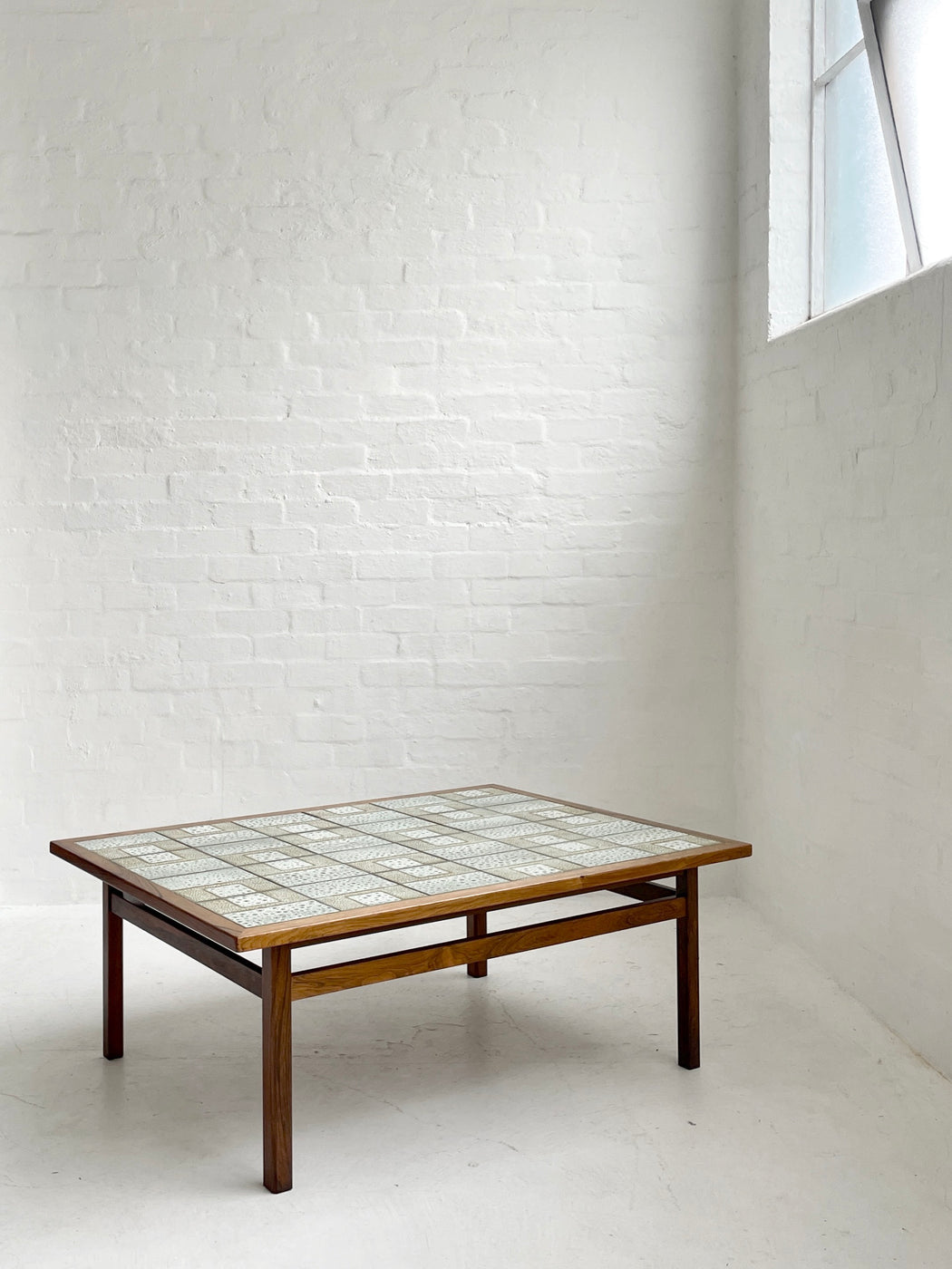 Danish Tile-topped Rosewood Coffee Table